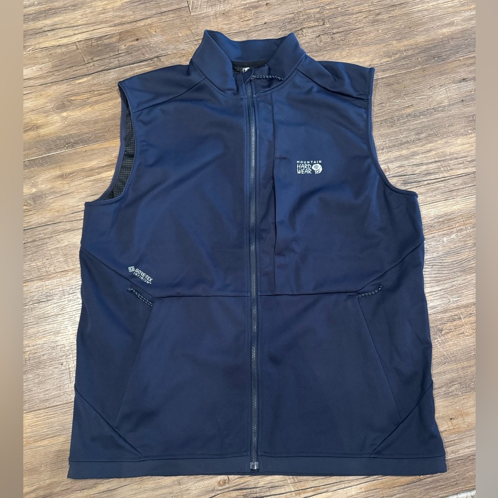 NWOT Mountain Hardwear Mtn. Tech/2 Vest  Men's Navy Blue Sz XL